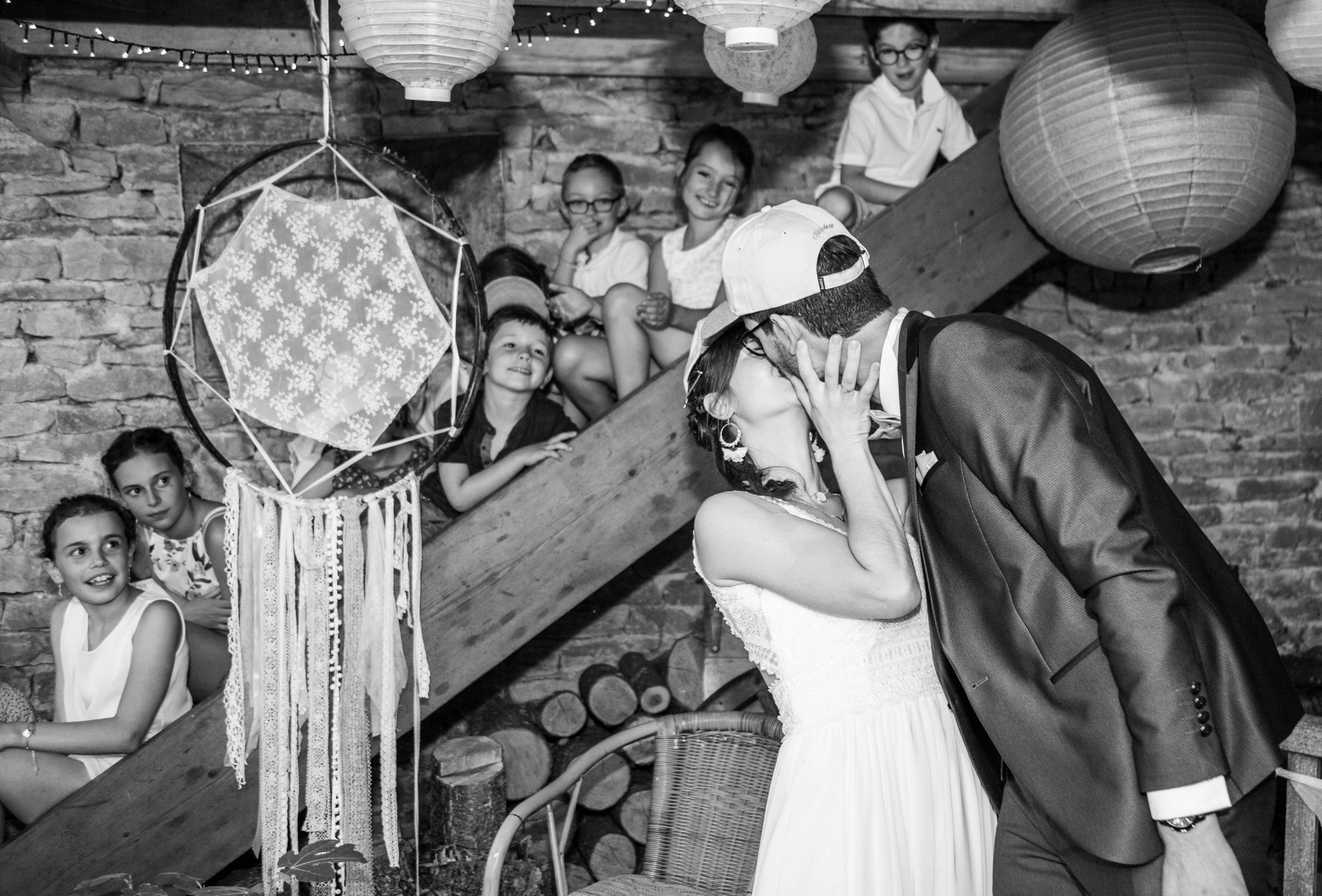 photographie noir et blanc couple mariage christophe lacaille